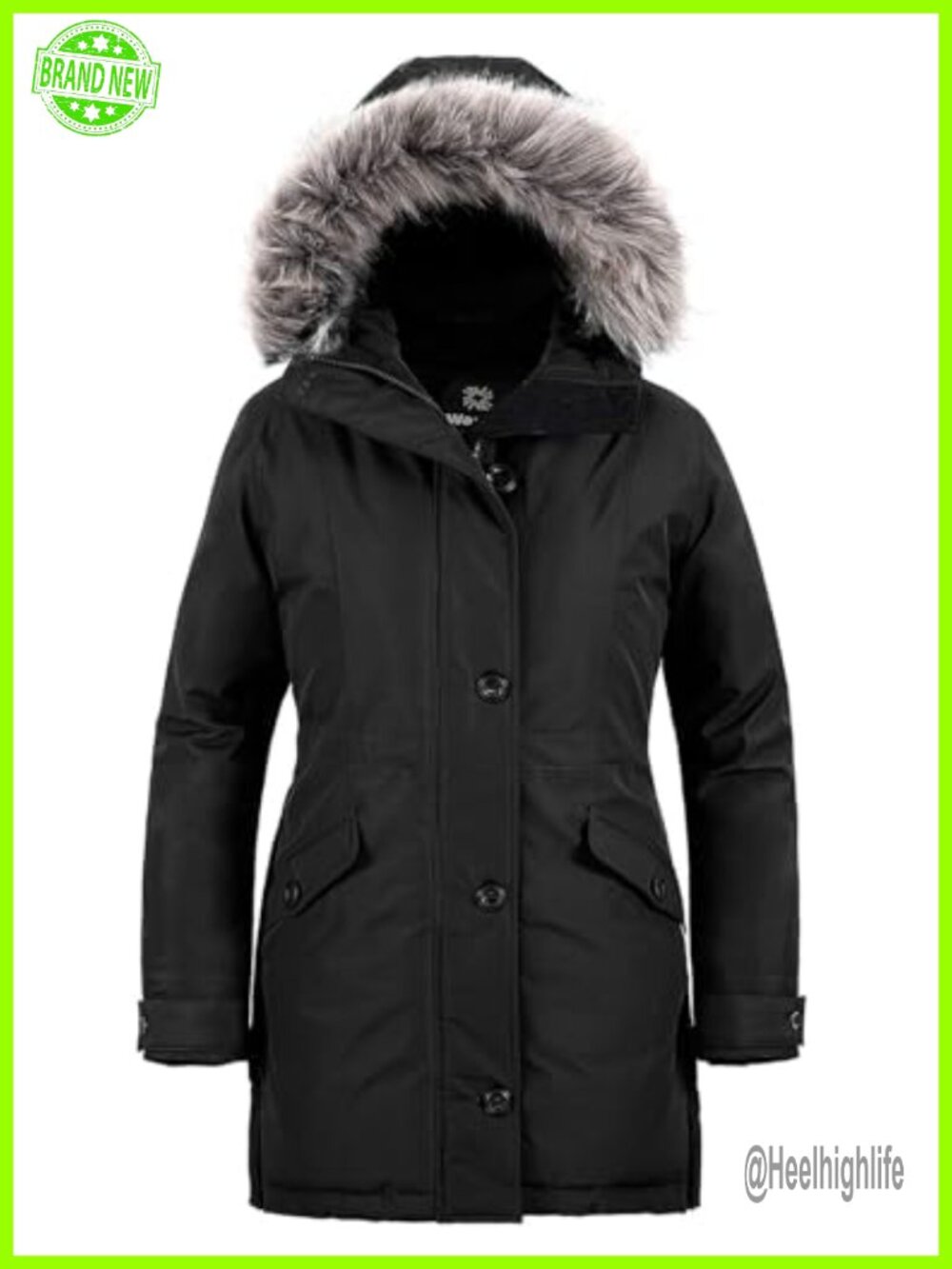Women's Winter Puffer Jacket Long Parka Waterproof Insulated Coat